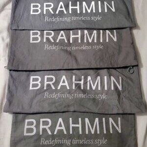 2 BRAHMIN VINTAGE LARGE PURSE DUSTBAG/DUSTCOVER/ DUST BAG/DUST COVER 21" X 21"